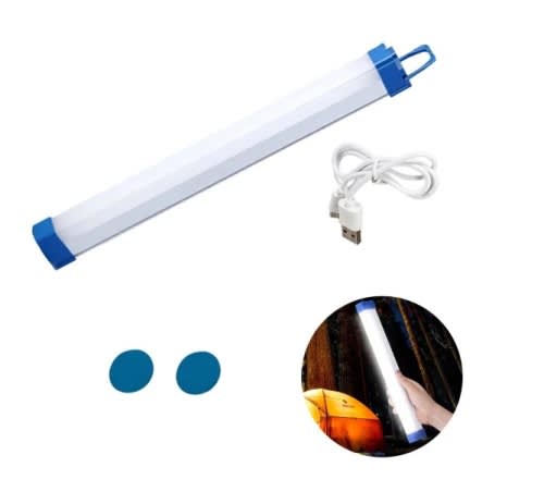 USB Rechargeable LED Lithium Battery Light Magnetic Portable Lamp 30CM