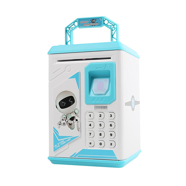 Creative Electronic Piggy Bank Fingerprint ATM Password Money Box